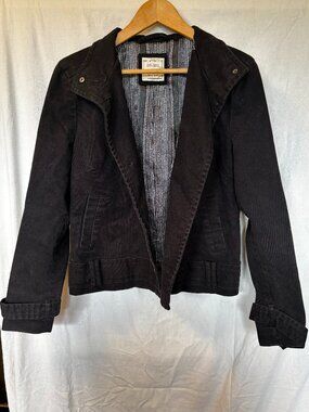 Old Navy Black Utility Jacket with Front Pockets